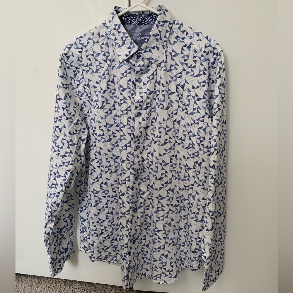 Robert Graham Geometric Diamond Shirt